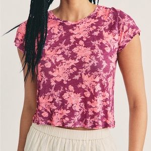 NWT LoveShackFancy Rubin Cropped Tee